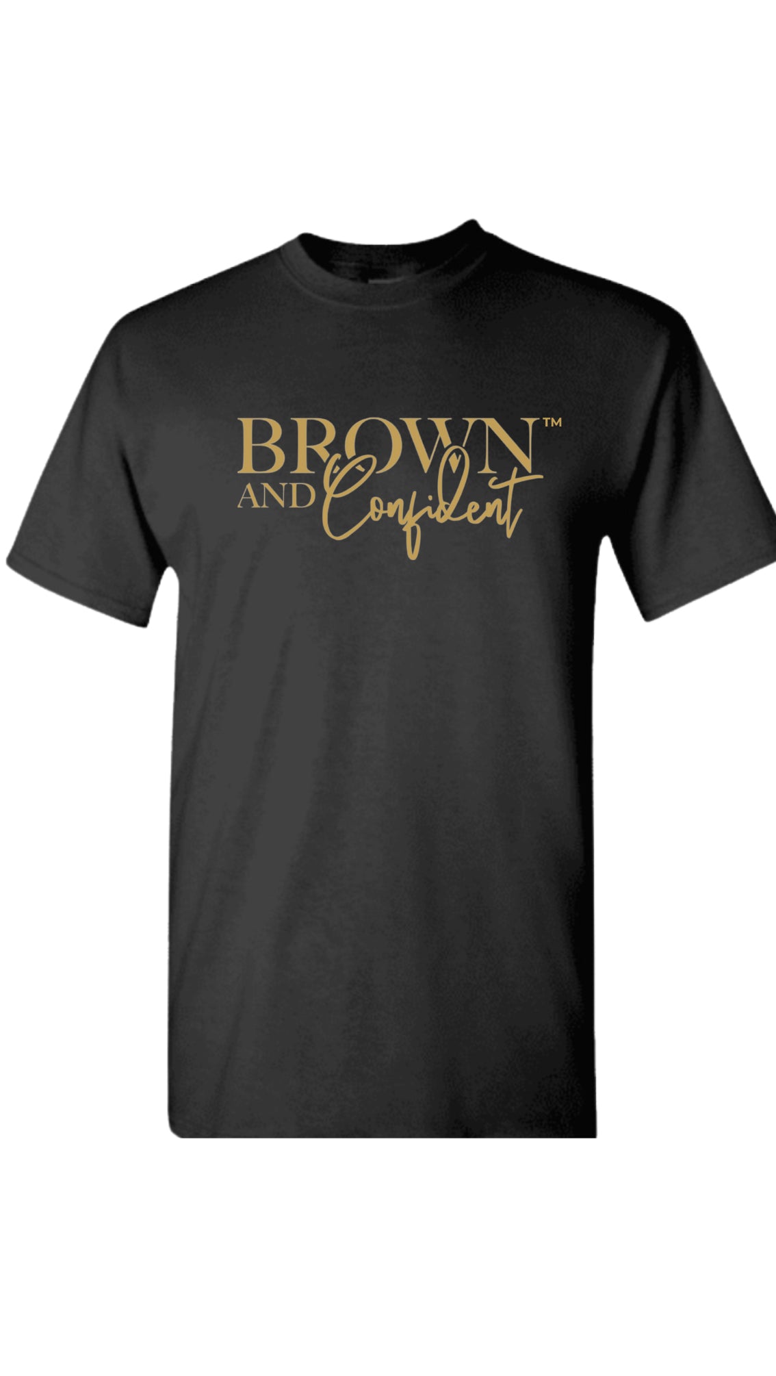 Logo T-Shirt – Brown & Confident