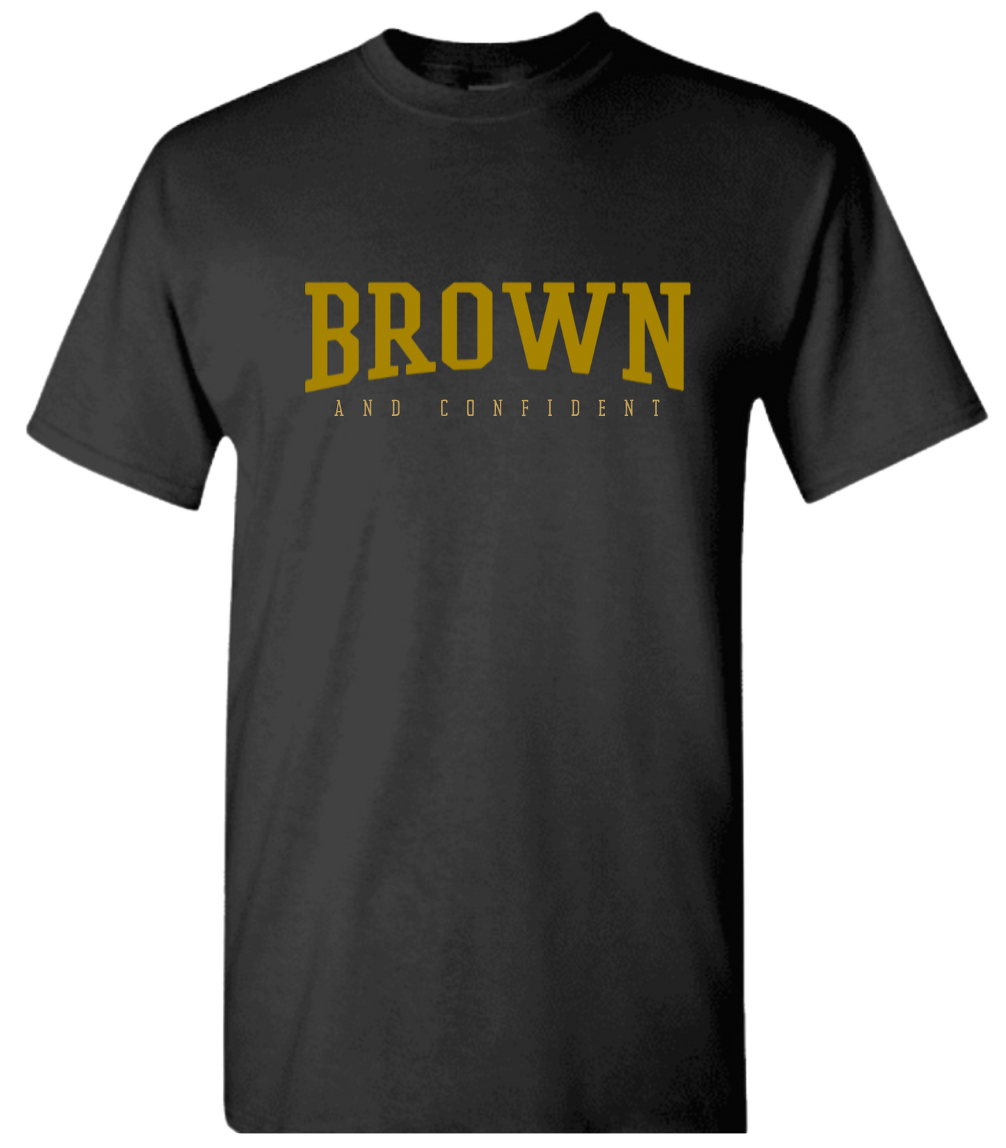 University T-Shirt – Brown & Confident
